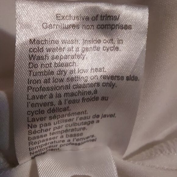 Blue & White Sleeveless Girls sz Large Dress - Picture 14 of 14